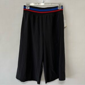 Zella Girls Black Wide Leg Capri Pants NWT